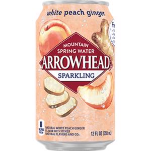 Arrowhead White Peach Ginger Sparkling Water