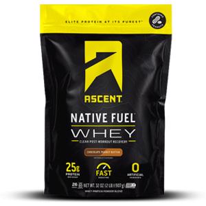 Ascent Chocolate Peanut Butter Native Fuel Whey