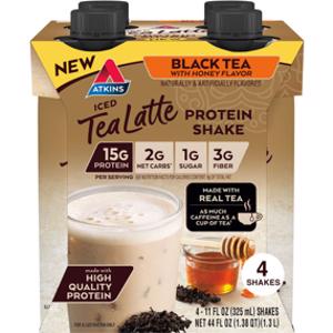 Atkins Black Iced Tea Latte Protein Shake