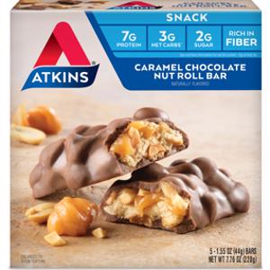 Atkins Caramel Chocolate Nut Roll Bar