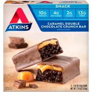 Atkins Caramel Double Chocolate Crunch Bar