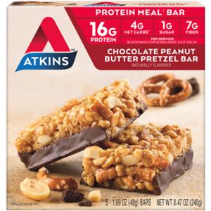 Atkins Chocolate Peanut Butter Pretzel Bar