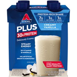 Atkins Plus Creamy Vanilla Protein Shake