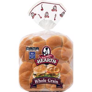 Aunt Millie's Hearth Whole Grain Hamburger Buns