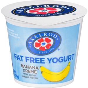 Axelrod Fat Free Banana Creme Yogurt