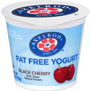 Axelrod Fat Free Black Cherry Yogurt