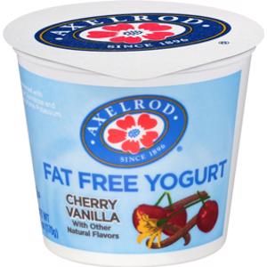 Axelrod Fat Free Cherry Vanilla Yogurt