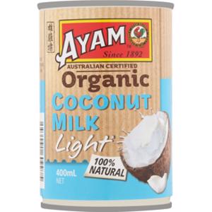 Ayam Organic Light Coconut Milk