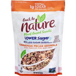 Back to Nature Lower Sugar Cinnamon Pecan Granola