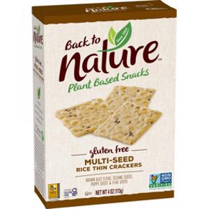 Back to Nature Gluten Free Multi-Seed Rice Thin Crackers