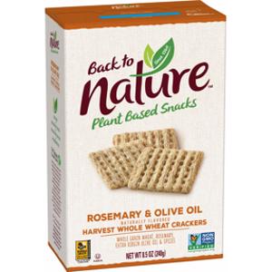 Back to Nature Rosemary & Olive Oil Whole Wheat Crackers
