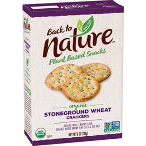 Back to Nature Organic Stoneground Wheat Crackers