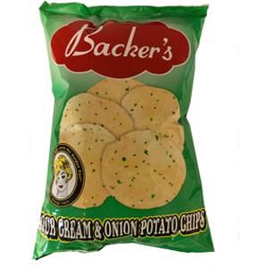 Backer's Sour Cream & Onion Potato Chips