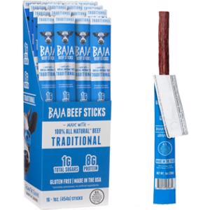 Baja Jerky Traditional Beef Sticks