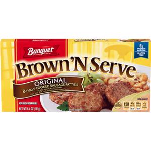 Banquet Brown & Serve Original Sausage Patties