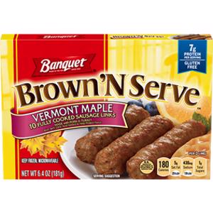 Banquet Brown & Serve Vermont Maple Sausage Links