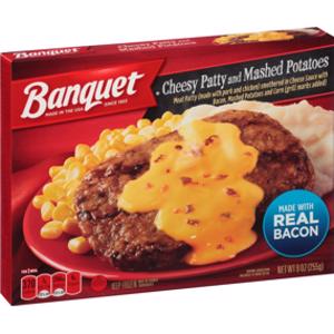 Banquet Cheesy Patty & Mashed Potaotes