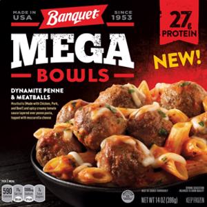 Banquet Dynamite Penne & Meatballs Mega Bowl