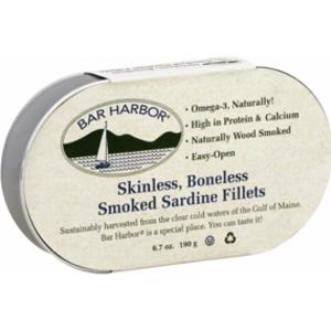 Bar Harbor Smoked Sardine Fillets