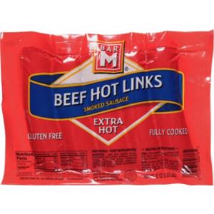 Bar M Beef Extra Hot Links