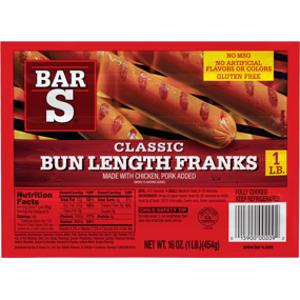 Bar-S Bun Length Franks