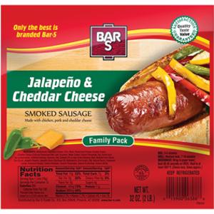 Bar-S Jalapeno Cheddar Cheese Sausage