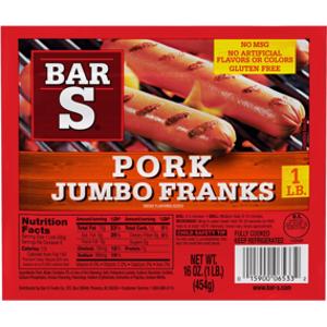 Bar-S Pork Jumbo Franks