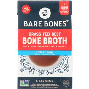 Bare Bones Low Sodium Grass-Fed Beef Bone Broth