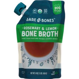 Bare Bones Rosemary & Lemon Chicken Bone Broth