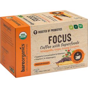 BareOrganics Focus Coffee Pods