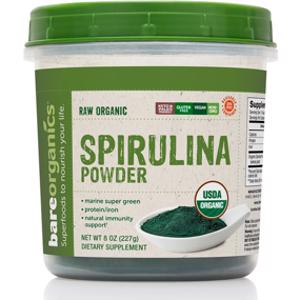 BareOrganics Organic Spirulina Powder