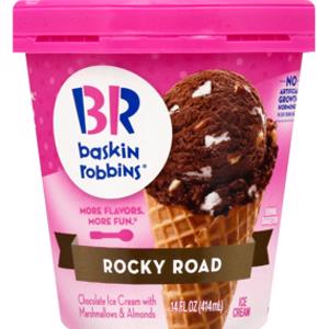 Baskin Robbins Rocky Road Ice Cream