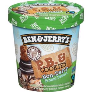 Ben & Jerry's Vegan Non-Dairy Frozen Dessert Peanut Butter & Cookies