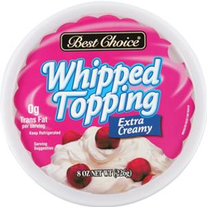 Best Choice Extra Creamy Whipped Topping