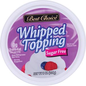 Best Choice Sugar Free Whipped Topping