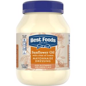 Best Foods Sunflower Oil w/ Hint of Lemon Mayonnaise Dressing
