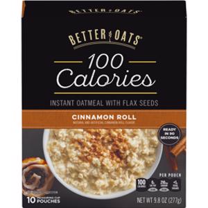 Better Oats 100 Calories Cinnamon Roll Oatmeal