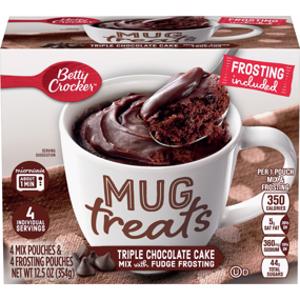 Betty Crocker Mug Treats Triple Chocolate Cake Mix