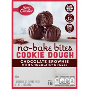 Betty Crocker No-Bake Bites Chocolate Brownie Cookie Dough