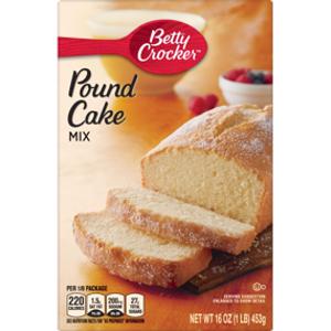 Betty Crocker Pound Cake Mix