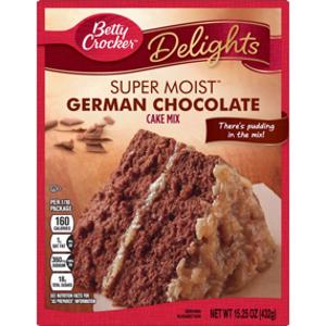 Betty Crocker Super Moist German Chocolate Cake Mix