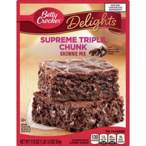 Betty Crocker Supreme Triple Chunk Brownie Mix