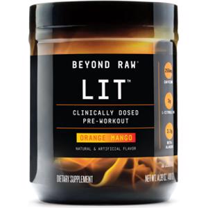 Beyond Raw LIT Pre Workout Orange Mango