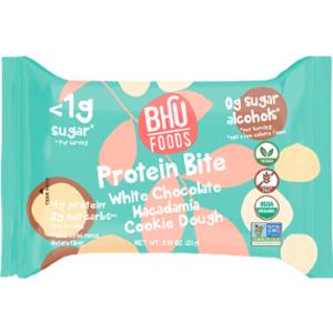 BHU White Chocolate Macadamia Cookie Dough Protein Bites