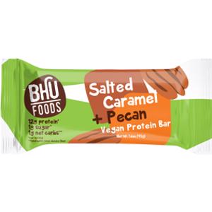 BHU Salted Caramel Pecan Vegan Protein Bar