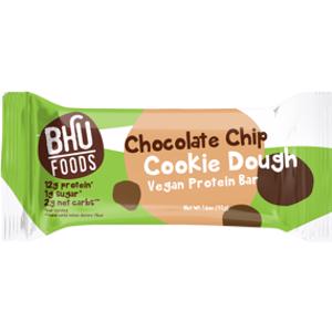 BHU Chocolate Chip Cookie Dough Vegan Protein Bar