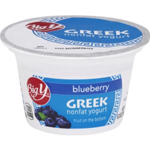Big Y Blueberry Greek Nonfat Yogurt