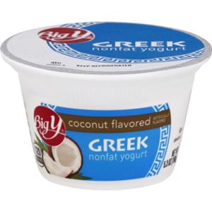 Big Y Coconut Greek Nonfat Yogurt