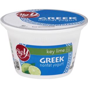 Big Y Key Lime Greek Nonfat Yogurt