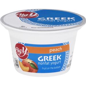 Big Y Peach Greek Nonfat Yogurt